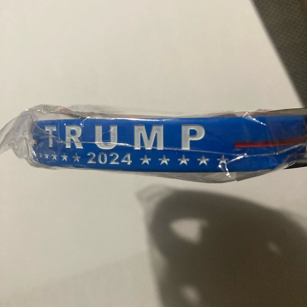 Blue Trump 2024 Wristband